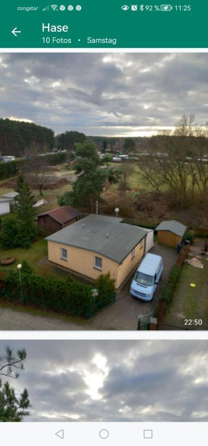 Ferienhäuser Golinski mit Kamin und umzäutem Grundstück am Neuendorfer See Alt Schadow Exterior foto