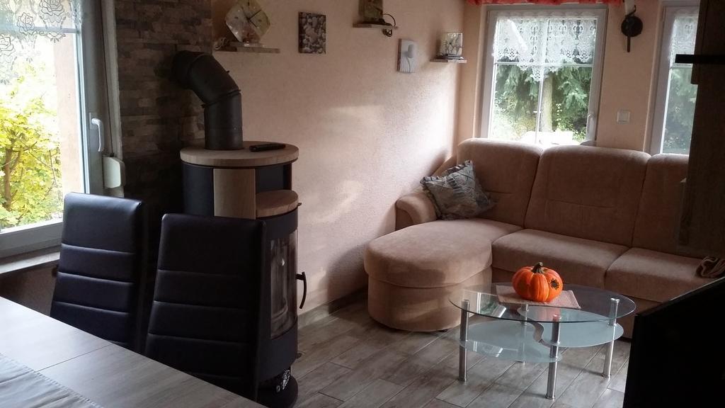 Ferienhäuser Golinski mit Kamin und umzäutem Grundstück am Neuendorfer See Alt Schadow Exterior foto